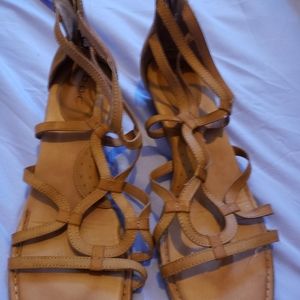 Boc womens gladiator sandals beige
